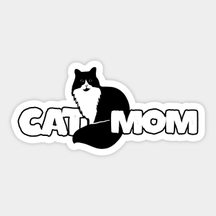 Cat Mom Sticker